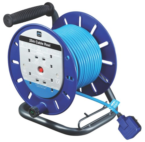 Masterplug 25m cable reel - 25m, 4