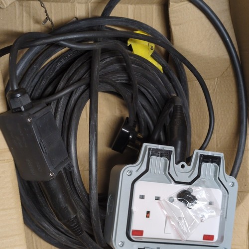Outdoor double plug socket - double,