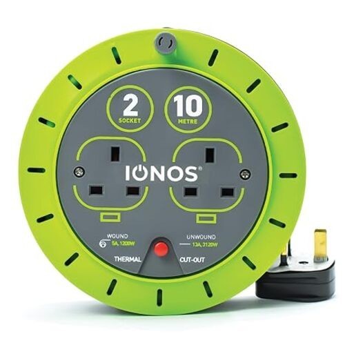Ionos socket cable reel 10m - cable,
