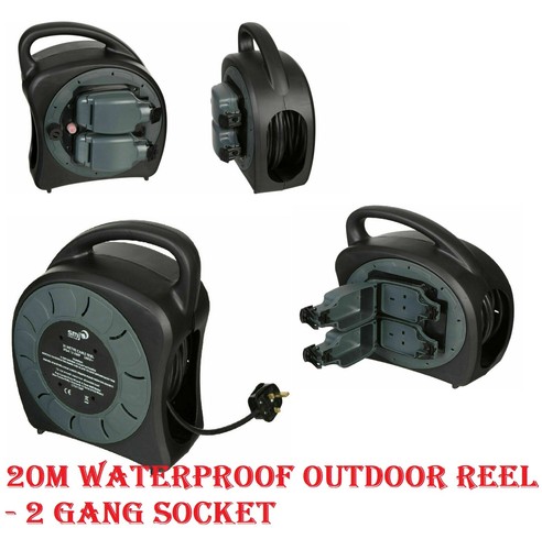 Waterproof extension lead 20m - waterproof,