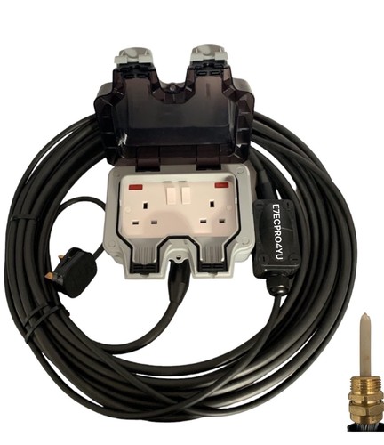 Outdoor double plug - plug, socket