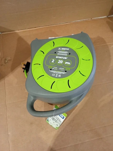 Status cable reel 20m socket - status,