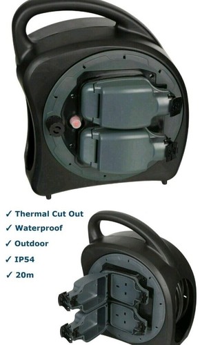 Waterproof extension lead - lead, 20m