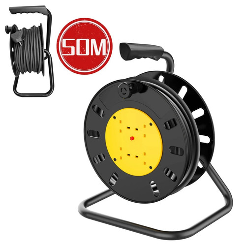 50m extension lead cable reel - lead,